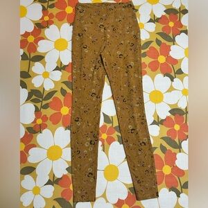 prAna Bohemia Hill Leggings XS Spiced Seasons High Rise Womens Active Organic